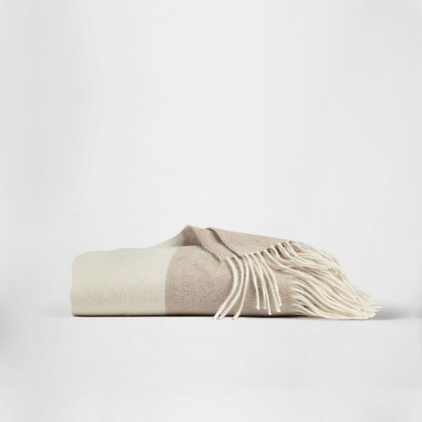 Silk & Snow 100% Alpaca Wool Throw Blanket, in Florence