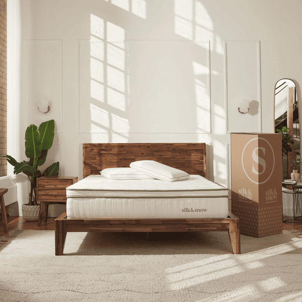 Silk & Snow Medium-Firm Organic Mattress, Size: Twin XL