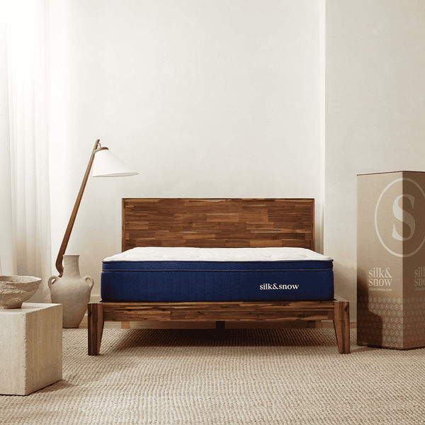SIlk & Snow Medium-Firm Hybrid Mattress - Twin