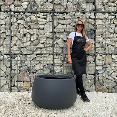 The Barolo Pot 80 Colour Charcoal (Resin) - Sutton Manor Nursery