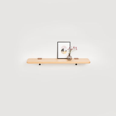 TIPTOE x HEJU - Wall shelf 60 to 150cm in solid oak