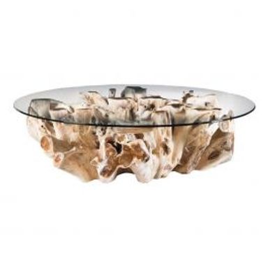 Classic Home Willow Coffee Table 60&quot; Natural