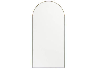 Erika Arched Leaner Mirror Brass