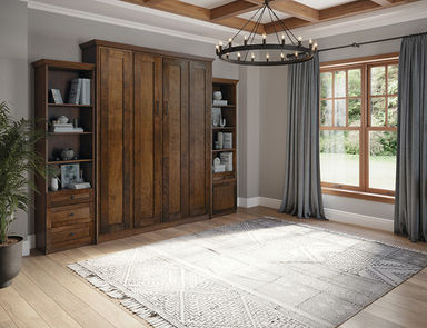 The Remington Murphy Bed with Real Wood | Wilding Wallbeds