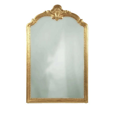 Genevieve Mirror in Antique Gold Leaf Finish