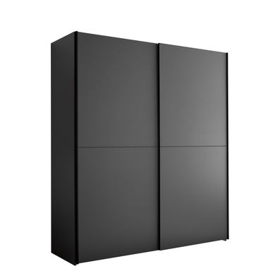 Kledingkast Victor Grafiet - 170x195x59 cm