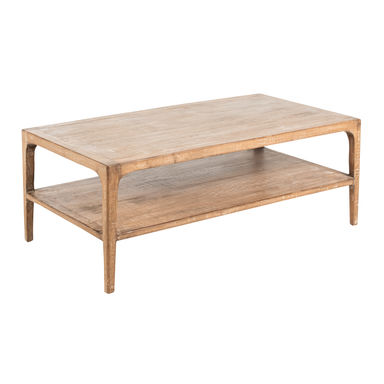 Indio Reclaimed Pine Coffee Table with Shelf