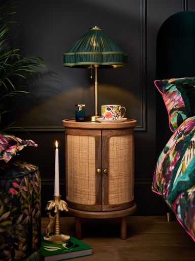 Clarke and Clarke Brown Aspley Side Table