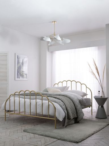 Gold Stella Metal Bed Frame