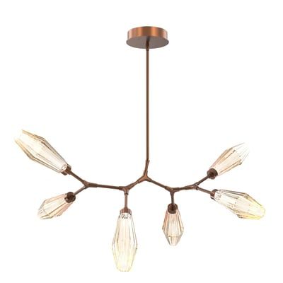 Zoyla 6-Light Metal Dimmable Chandelier